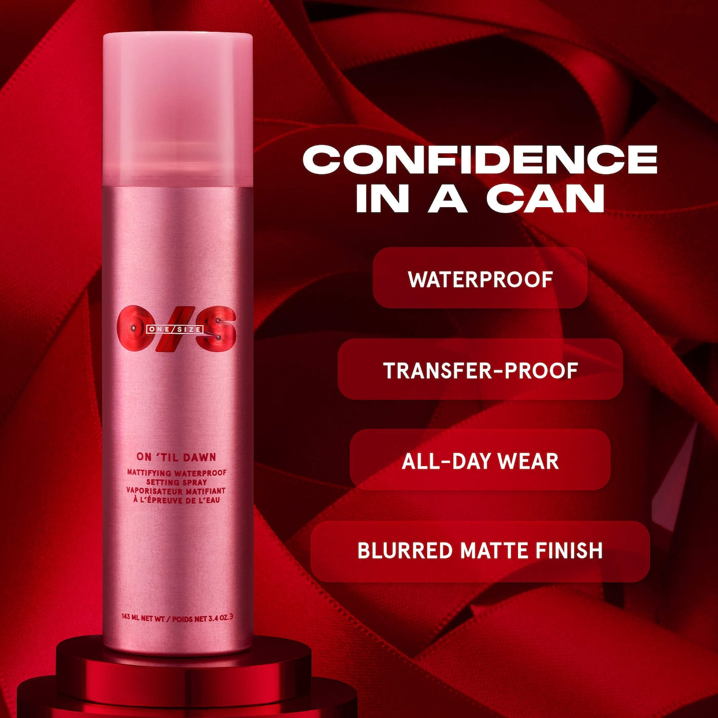 ONE/SIZE by Patrick Starrr  On 'Til Dawn Mattifying Waterproof Setting Spray Big & Bitty Duo