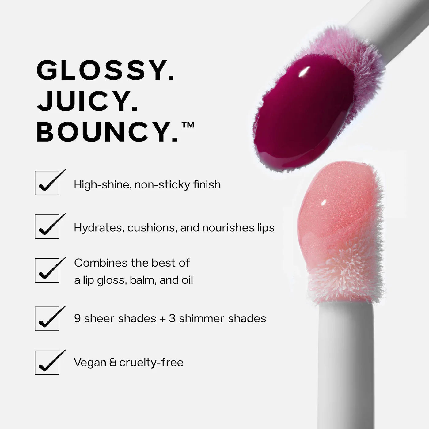Saie  Glossybounce™ Lip Gloss-Oil Duo Gift Set