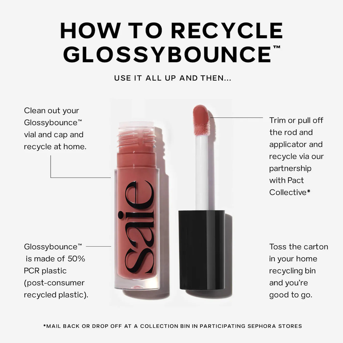 Saie  Glossybounce™ Lip Gloss-Oil Duo Gift Set