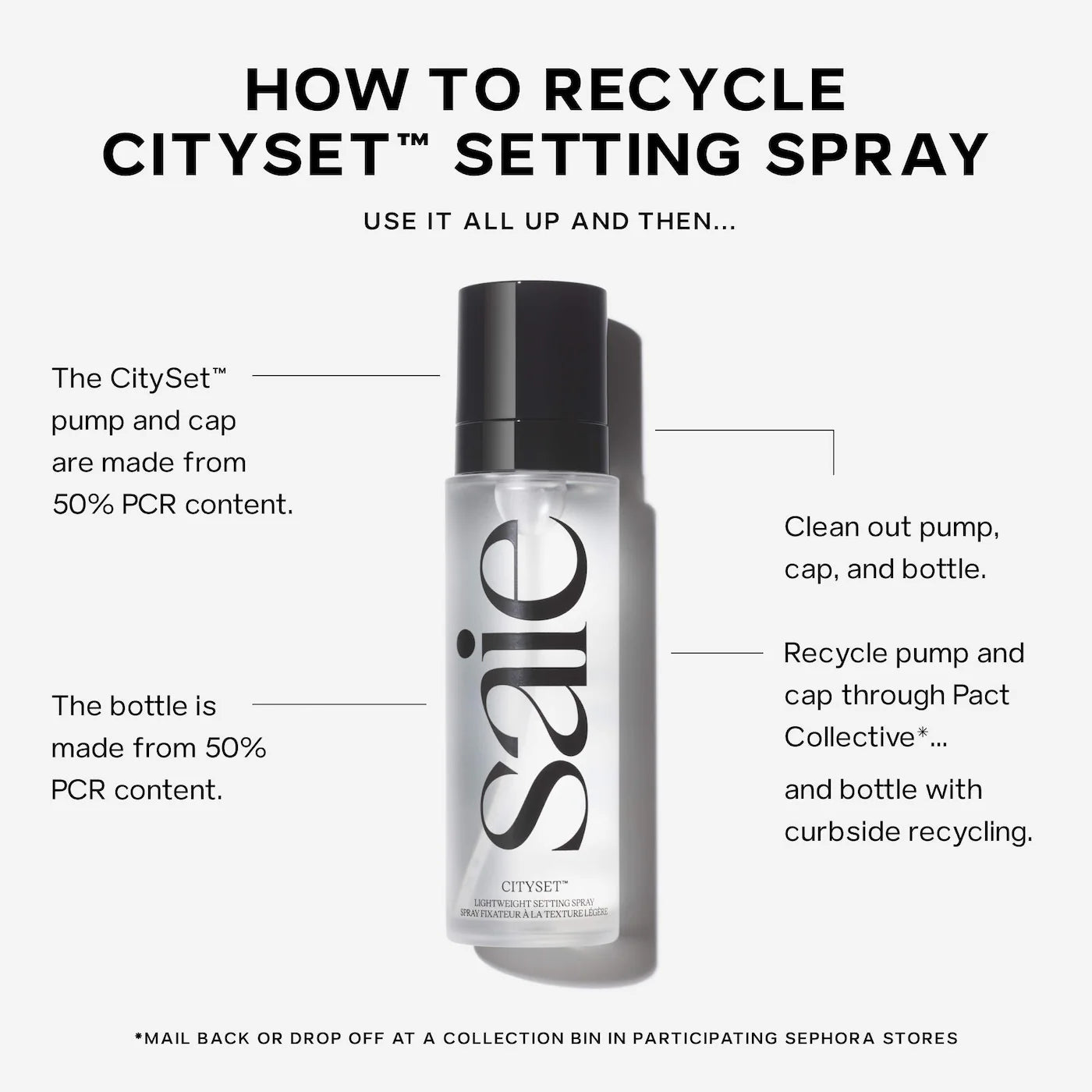 Saie CitySet™ Lightweight Setting Spray