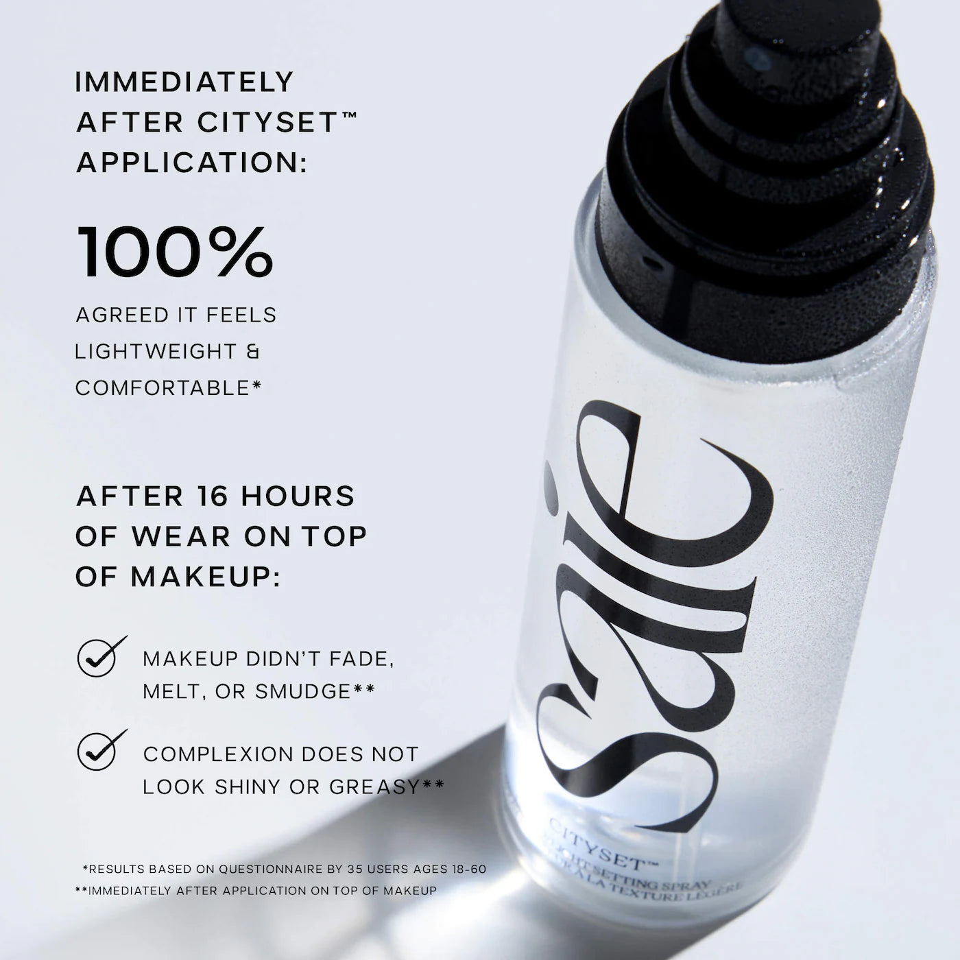 Saie CitySet™ Lightweight Setting Spray