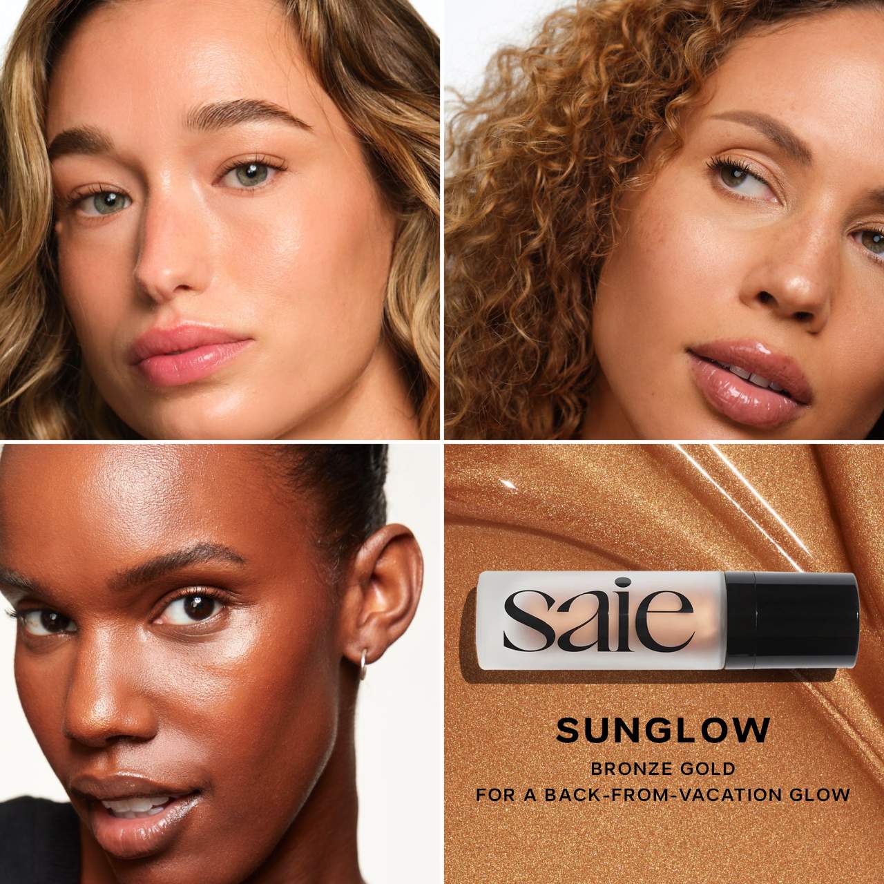 Saie  Glowy Super Gel Lightweight Dewy Multipurpose Illuminator