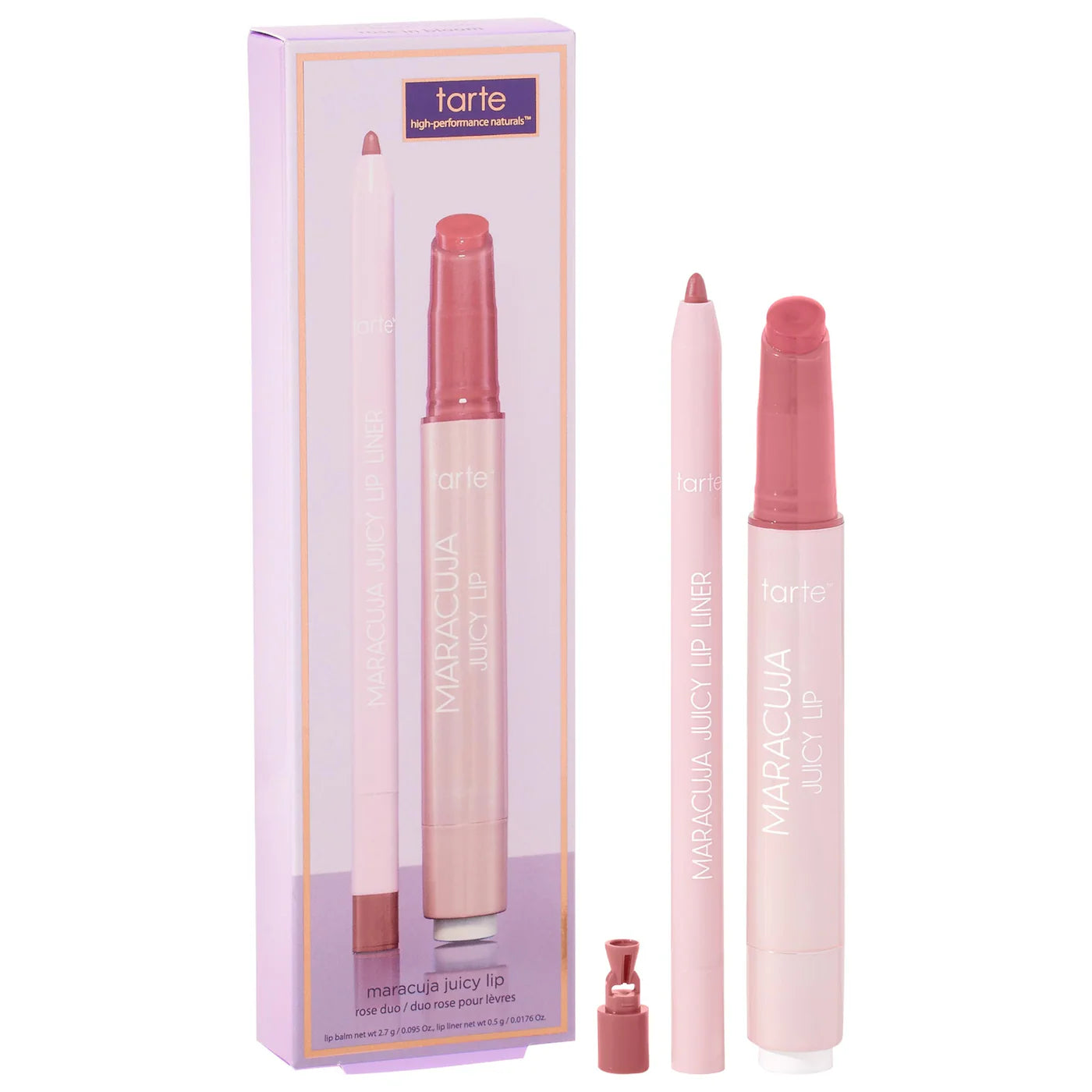 tarte  maracuja juicy lip balm rose duo NewLimited Edition