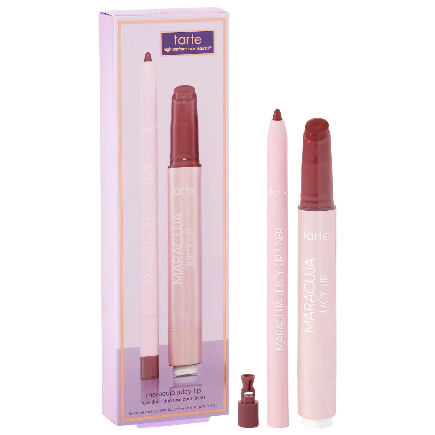 tarte  maracuja juicy lip balm rose duo NewLimited Edition