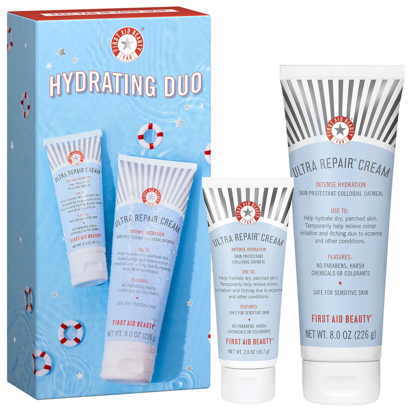 First Aid Beauty  Ultra Repair® Cream Intense Hydration – Face and Body Moisturizer for Skin Repair