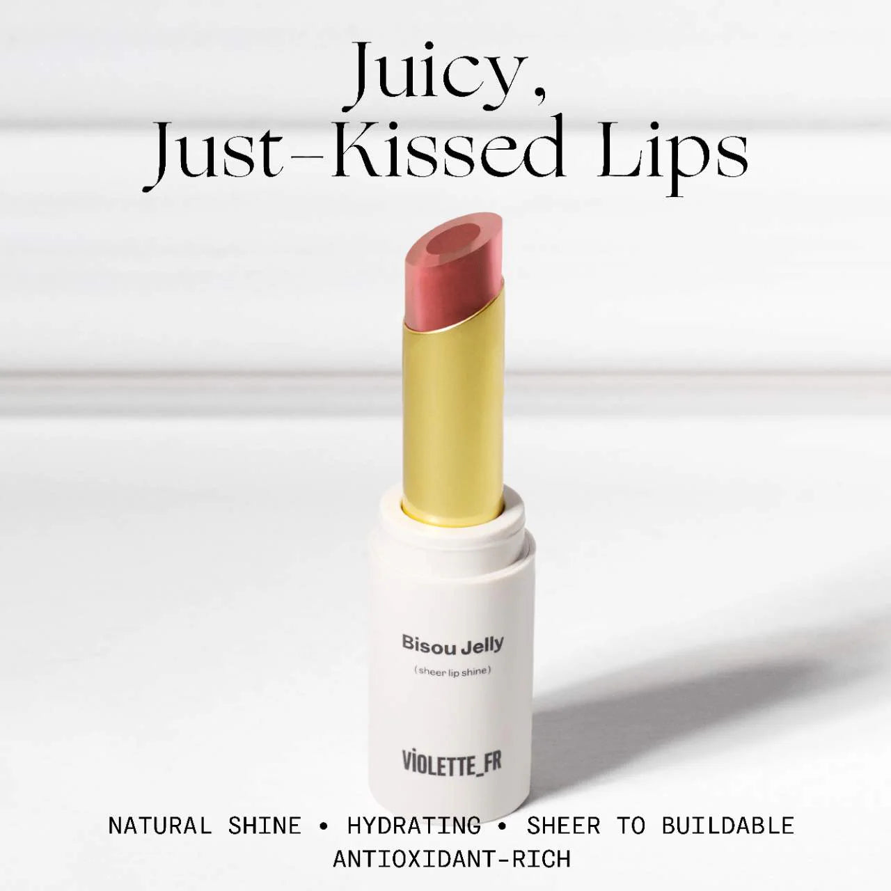 VIOLETTE_FR  BISOU JELLY Sheer Shine Hydrating Lipstick