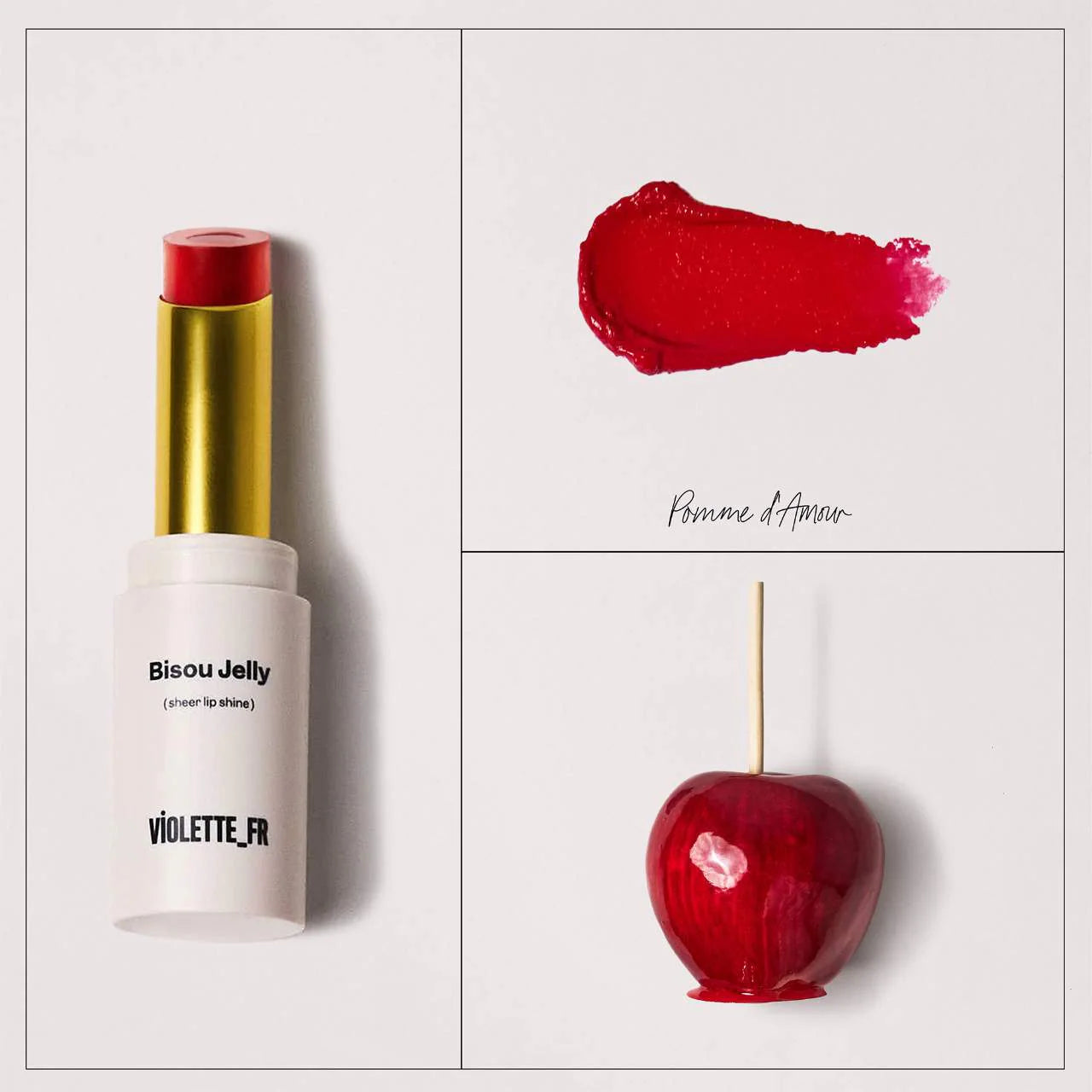 VIOLETTE_FR  BISOU JELLY Sheer Shine Hydrating Lipstick