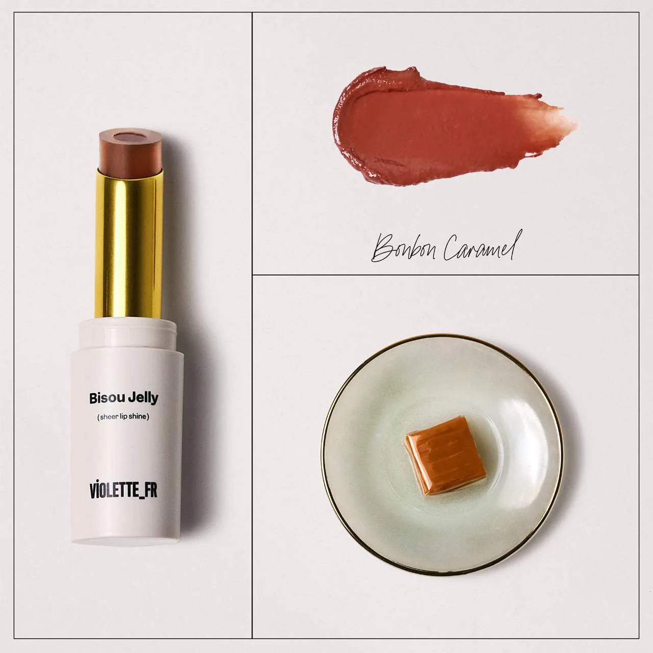 VIOLETTE_FR  BISOU JELLY Sheer Shine Hydrating Lipstick